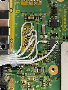 GameCube picoboot solder joints