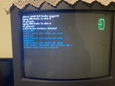 It boots!