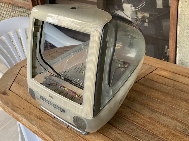 iMac G3 Graphite shell put back together