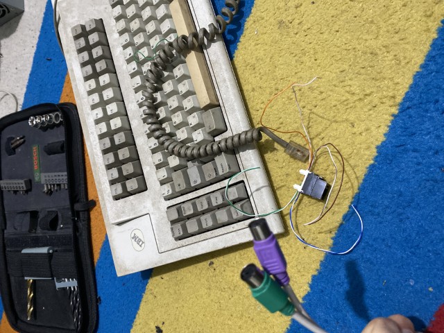 hint: you can't convert AT -> PS/2